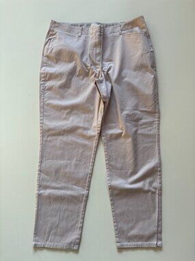 NWT J.Jill Pant Trouser Opal Pink Live - In Chino Cotton Plus Stretch Classic